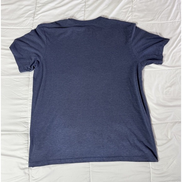 Funny Retro Bucket List Life Is Good T-Shirt Tee Size XL Blue Soft Cotton EUC - Picture 6 of 7